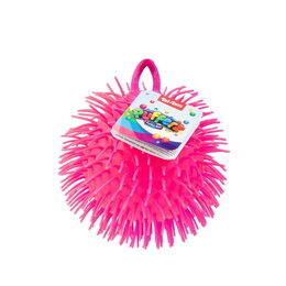 Míček antistresový mačkací chlupatý silikon 15cm 4 barvy