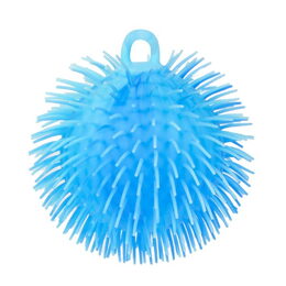 Míček antistresový mačkací chlupatý silikon 15cm 4 barvy