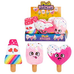 Zmrzlina/nanuk plyš 16cm 3 druhy 12ks v boxu 2m+