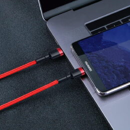 Datový kabel Baseus Cafule USB-C/USB-C PD2.0 2m 60W (20V 3A) červený