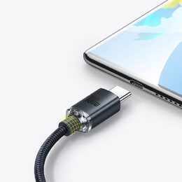 Datový kabel Baseus Cafule USB/USB-C 2m 100W (20V 5A) černý