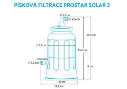 Písková filtrace Marimex ProStar Solar 3 - 3m3/h
