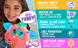 Hračka Hasbro - Furby korálový CZ verze