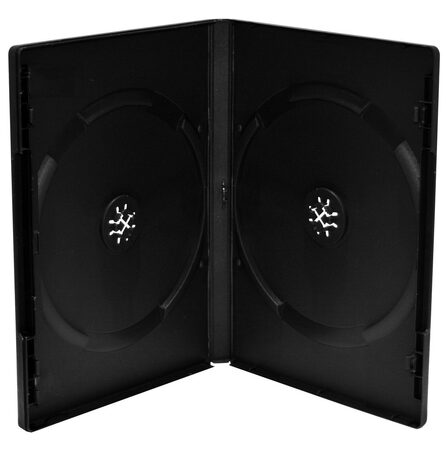 Obal na 2 DVD 14mm, černý - karton 50 ks
