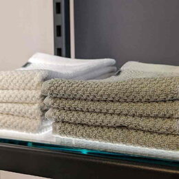 KELA Ručník pro hosty LAVINIA 100% bavlna béžová 15,0x21,0cm KL-23933