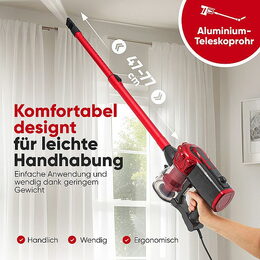 Clatronic BS 1314 vysavač tyčový/ruční,ECO Cyklon, 600W