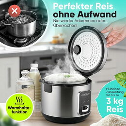 ProfiCook RK 1285 2v1 Rýžovar a parní hrnec