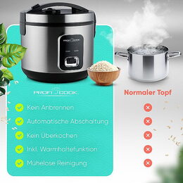 ProfiCook RK 1285 2v1 Rýžovar a parní hrnec