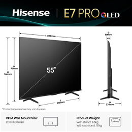 55E77Q PRO QLED TV HISENSE