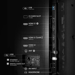 55E77Q PRO QLED TV HISENSE