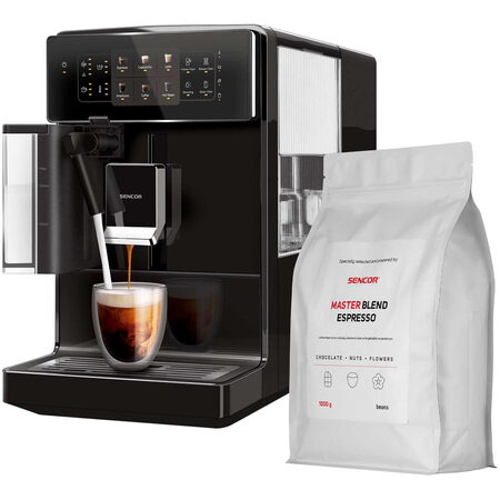 SES 9300BK + 1 kg kávy Master Blend
