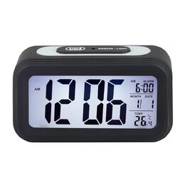 Trevi SLD 3068S/BK Digi. hodiny+budík+kalendář