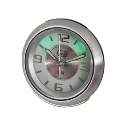 Hodiny Trevi, SL 3090/GR, analogové, tělo z oceli Inox, LED podsvícení, Snooze,
SWEEP, 1 x AA