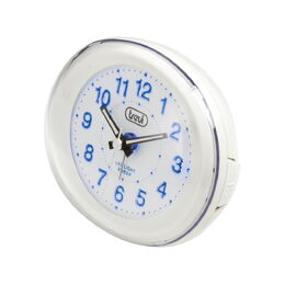 Budík Trevi, SL 3052/WH, analogový, modré podsvícení, elektronický alarm,
snooze, 1xAA