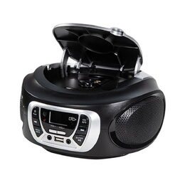 Přehrávač Trevi, CMP 510 DAB BK, přenosné, CD-MP3, CD-R/RW, DAB/DAB+/FM s RDS,