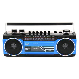 Trevi RR 501 BT Kazetový magnetofon, Radiopřijímač, USB/SD, Bluetooth, modrý