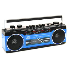 Trevi RR 501 BT Kazetový magnetofon, Radiopřijímač, USB/SD, Bluetooth, modrý