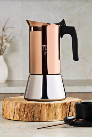 BERLINGERHAUS Konvice na espresso 6 šálků Rosegold Metallic Line BH-8549