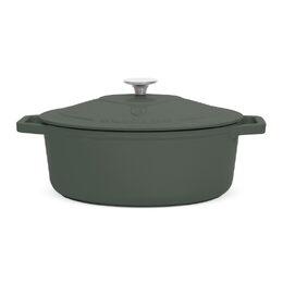 BERLINGERHAUS Pekáč litinový s poklicí 30 cm Matte Green Collection BH-6545