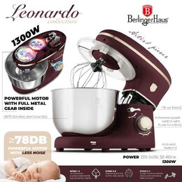 BERLINGERHAUS Kuchyňský robot 1300 W Leonardo Collection BH-9509