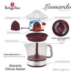 BERLINGERHAUS Elektrický lis na citrusy Leonardo Collection BH-9718