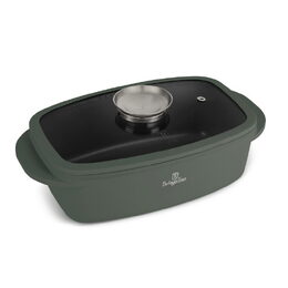 BERLINGERHAUS Pekáč do trouby s Aroma víkem 6 l Matte Green Collection BH-8775