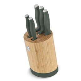 BERLINGERHAUS Sada nožů se stojanem BAMBOO 6 ks Matte Green Collection BH-2757