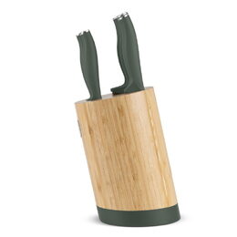 BERLINGERHAUS Sada nožů se stojanem BAMBOO 6 ks Matte Green Collection BH-2757