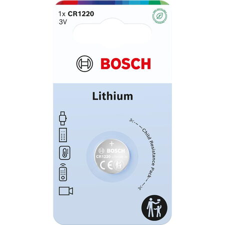 CR1220B1/00 Lith. coin CR1220 1bl. BOSCH