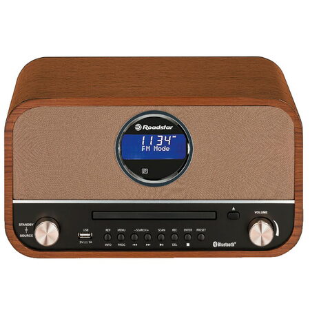 Rádio Roadstar, HRA-1782NBT, retro, CD/MP3 přehrávač, FM RDS, bluetooth, LCD
di