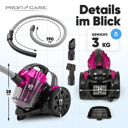 ProfiCare BS 3134 podlahový vysavač 700W