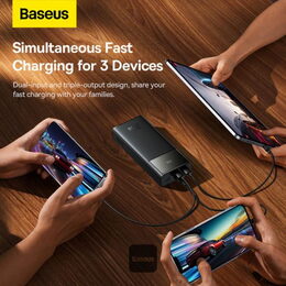 Powerbanka Baseus Star-Lord 20000mAh, 22,5W černá