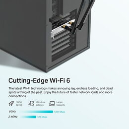 Síťová karta TP-Link Archer TX20E AX1800 WiFi 6, PCI-e, Bluetooth, odnímatelná anténa