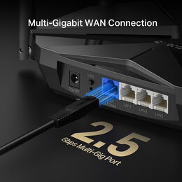 WiFi router TP-Link MERCUSYS MR85X AX3000 AP/router, 3x GLAN, 1x 2.5GWAN/ 2,4/5GHz