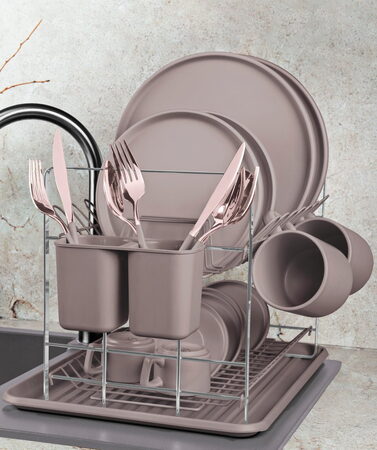 BERLINGERHAUS Odkapávač na nádobí Taupe Collection BH-8596