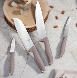 BERLINGERHAUS Sada nožů nerez 4 ks Taupe Collection BH-2960