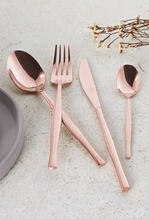 BERLINGERHAUS Sada příborů nerez 24 ks mirror Rosegold Metallic Line BH-3065