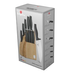 BERLINGERHAUS Sada nožů se stojanem BAMBOO 10 ks Antracit Collection BH-2758