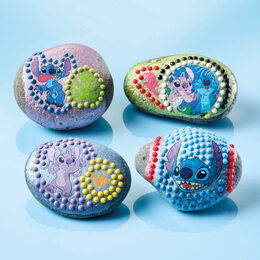 Malování na oblázky/kameny Stitch kreativní sada  v krabičce 17,5x24,5x3,5cm