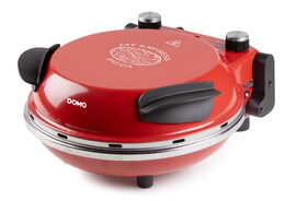 Pizza pec na čerstvou pizzu - červená - DOMO DO9284PZ, 1200 W, až 400 °C, O 32 c