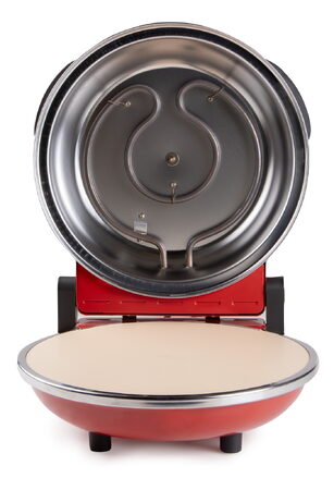 Pizza pec na čerstvou pizzu - červená - DOMO DO9284PZ, 1200 W, až 400 °C, O 32 c