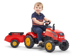 Traktor šlapací Xtractor červený