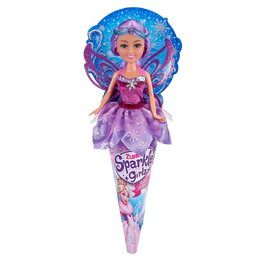Princezna zimní Sparkle Girlz v kornoutku