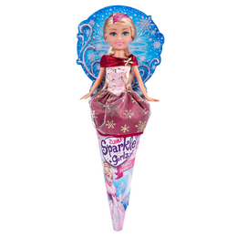 Princezna zimní Sparkle Girlz v kornoutku