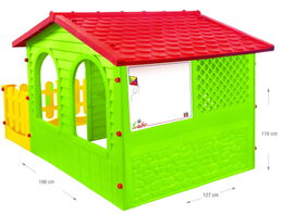 Zahradní domeček velký s plotem