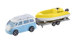 Teamsterz karavan s přívěsem a lodí