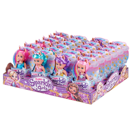 Víla jednorožec Sparkle Girlz malá v kornoutku