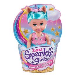 Víla jednorožec Sparkle Girlz malá v kornoutku