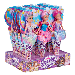 Víla jednorožec Sparkle Girlz v kornoutku