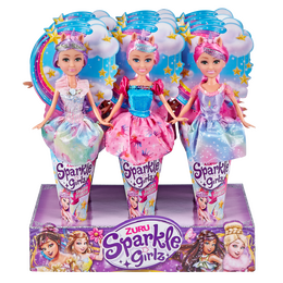 Víla jednorožec Sparkle Girlz v kornoutku